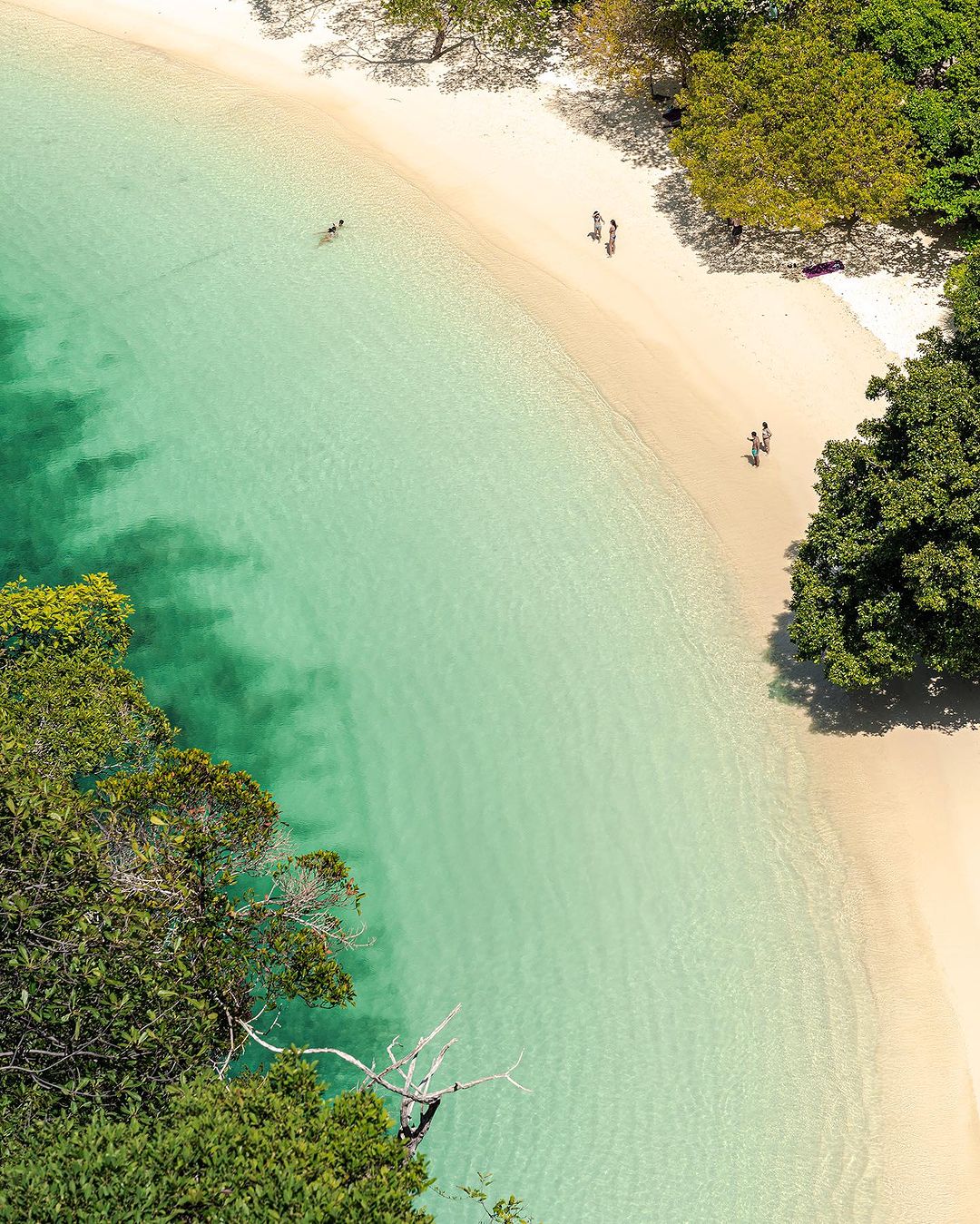 Phuket superyacht charter — secluded Andaman beach